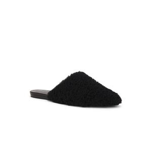 Jenni Kayne Shearling Mule in Black